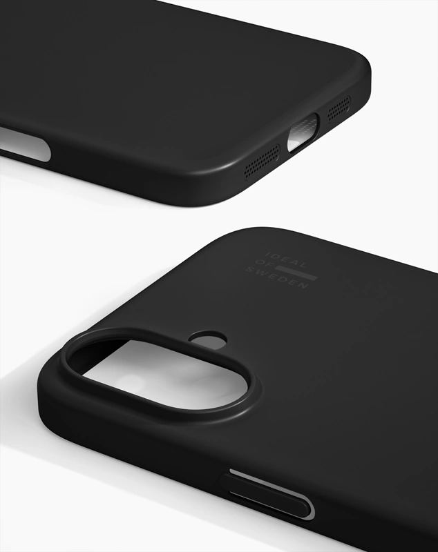 Ideal of Sweden iPhone 17 MagSafe slim matte dėklas, juoda, 3 nuotrauka